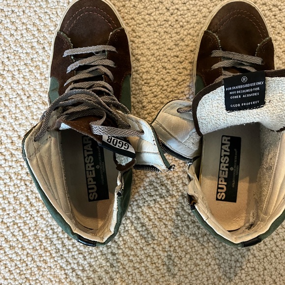 Golden Goose Superstar high tops. Great used condition. Cool color way.  Size 42 - Picture 2 of 6
